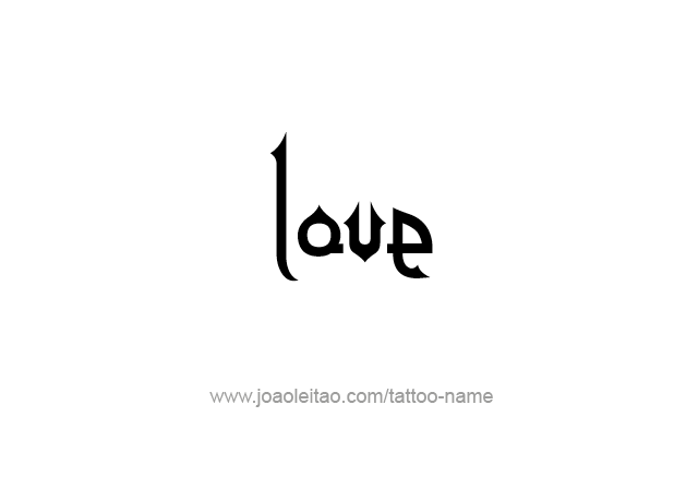 Tattoo Design Name Love