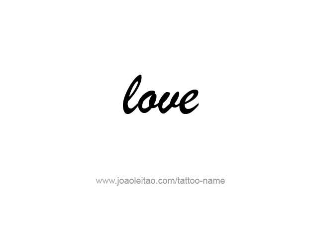 Tattoo Design Name Love