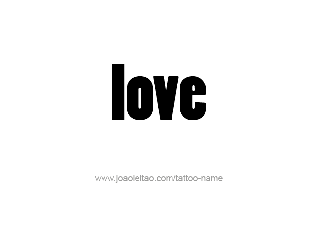 Tattoo Design Name Love