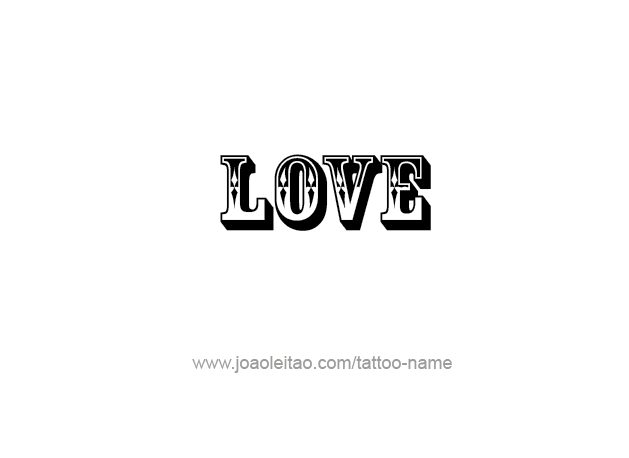 Tattoo Design Name Love