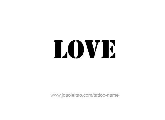 Tattoo Design Name Love