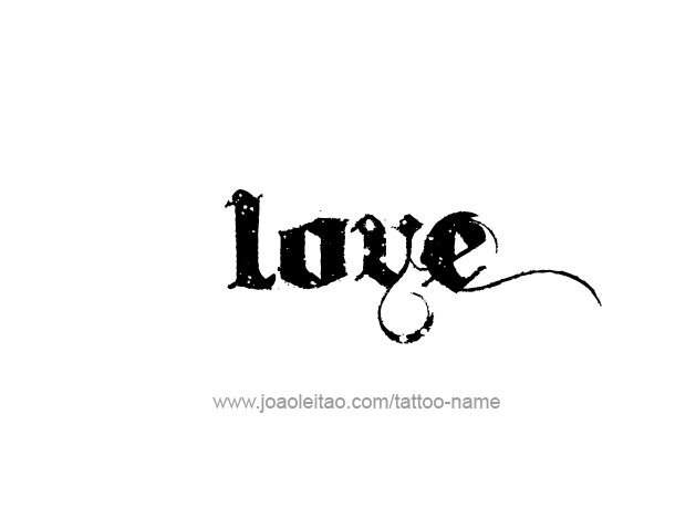 Tattoo Design Name Love