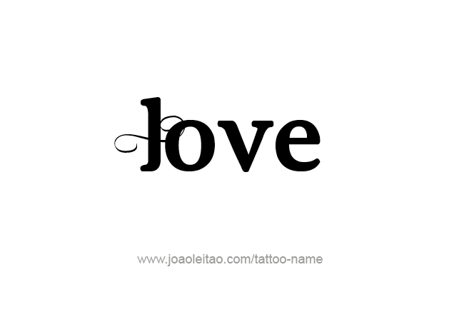 Tattoo Design Name Love