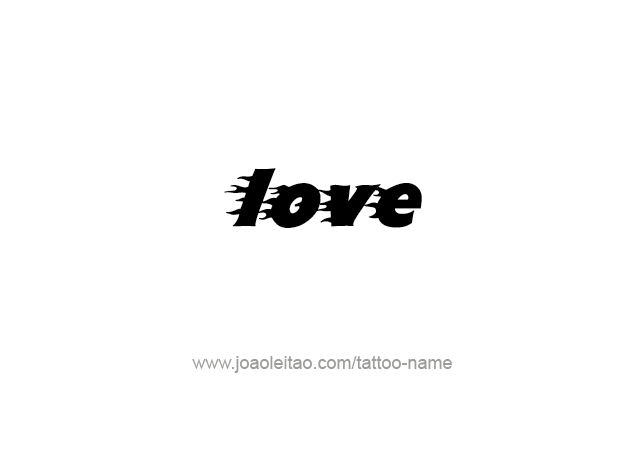 Tattoo Design Name Love