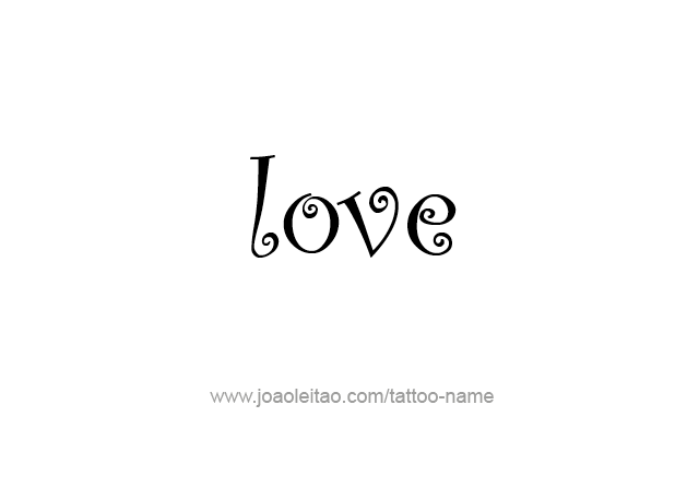 Tattoo Design Name Love