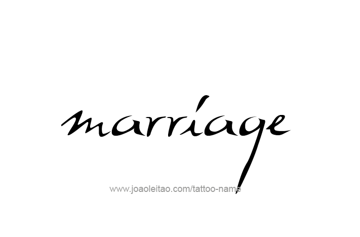 Tattoo Design Love Word Name Marriage