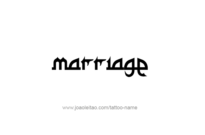 Tattoo Design Love Word Name Marriage