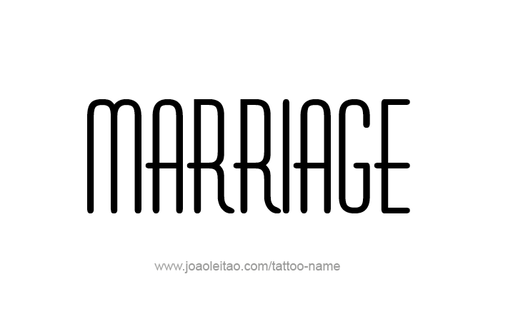 Tattoo Design Love Word Name Marriage