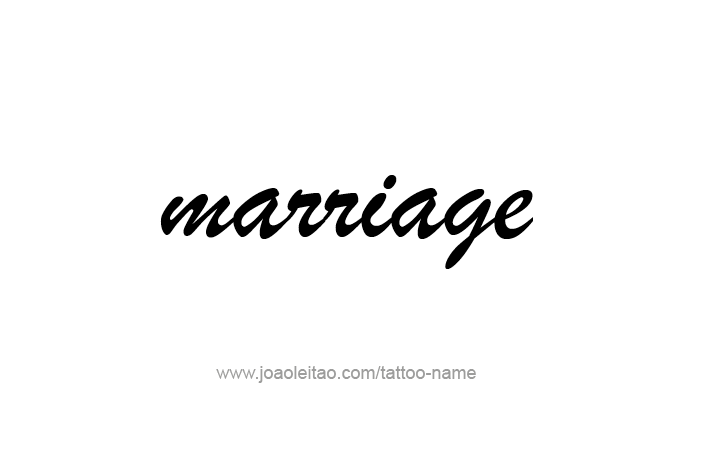 Tattoo Design Love Word Name Marriage