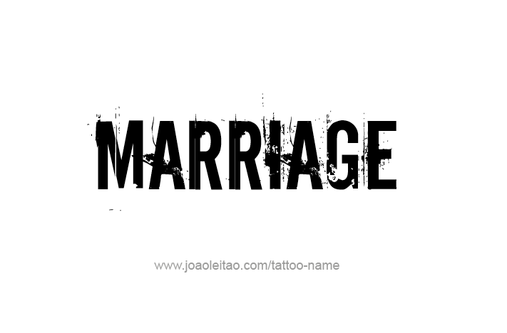 Tattoo Design Love Word Name Marriage