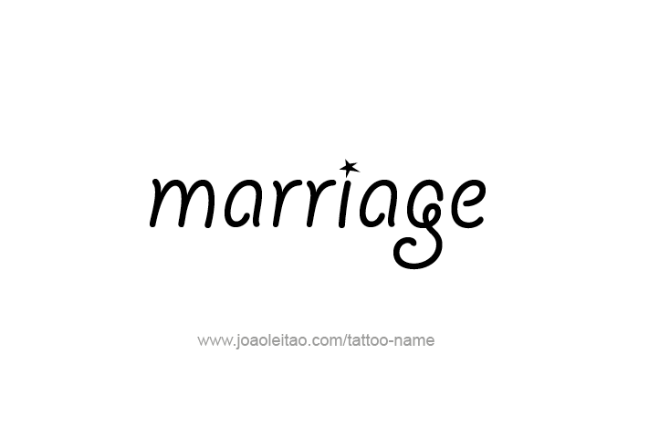 Tattoo Design Love Word Name Marriage