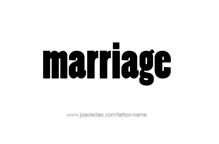 Tattoo Design Love Word Name Marriage