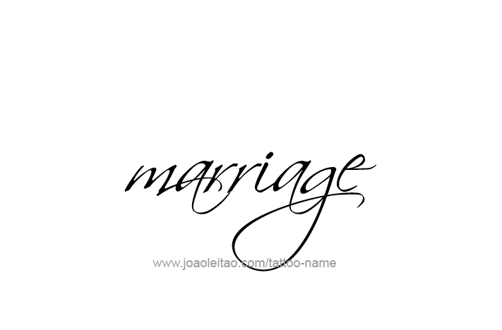 Tattoo Design Love Word Name Marriage