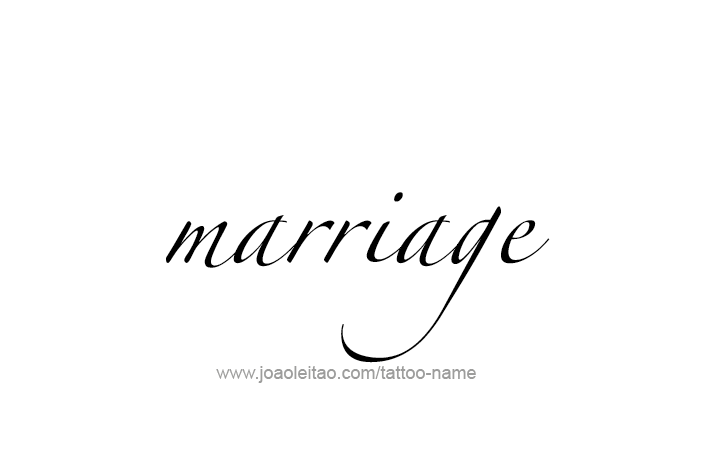 Tattoo Design Love Word Name Marriage