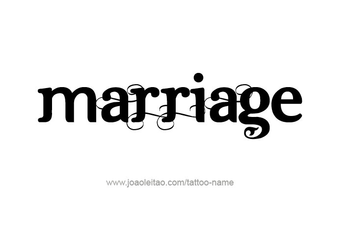 Tattoo Design Love Word Name Marriage