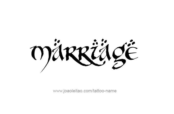 Tattoo Design Love Word Name Marriage