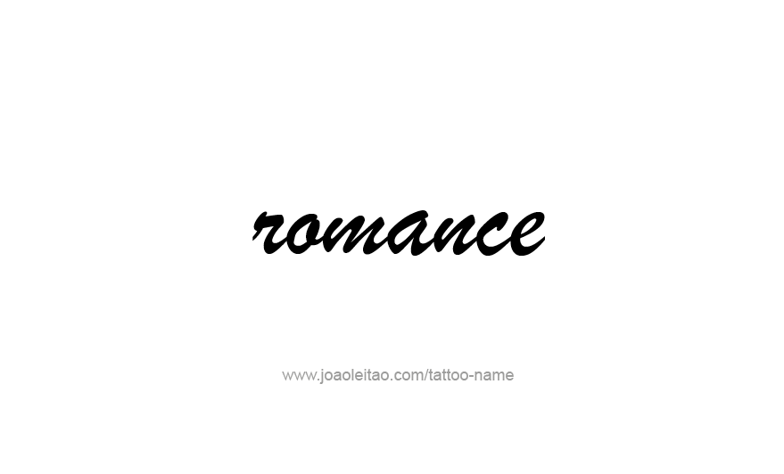 Tattoo Design Love Word Name Romance