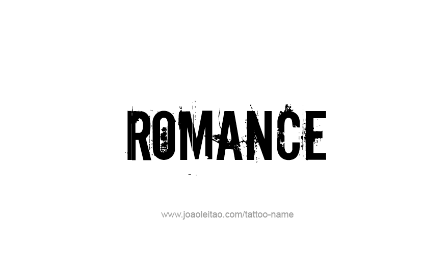 Tattoo Design Love Word Name Romance