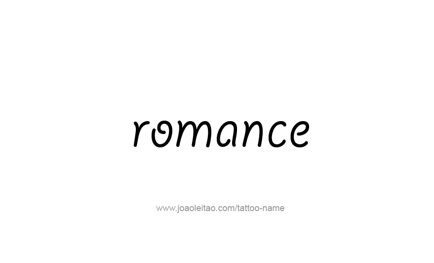 Tattoo Design Love Word Name Romance