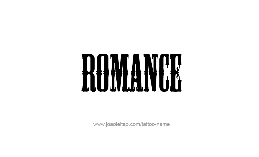 Tattoo Design Love Word Name Romance