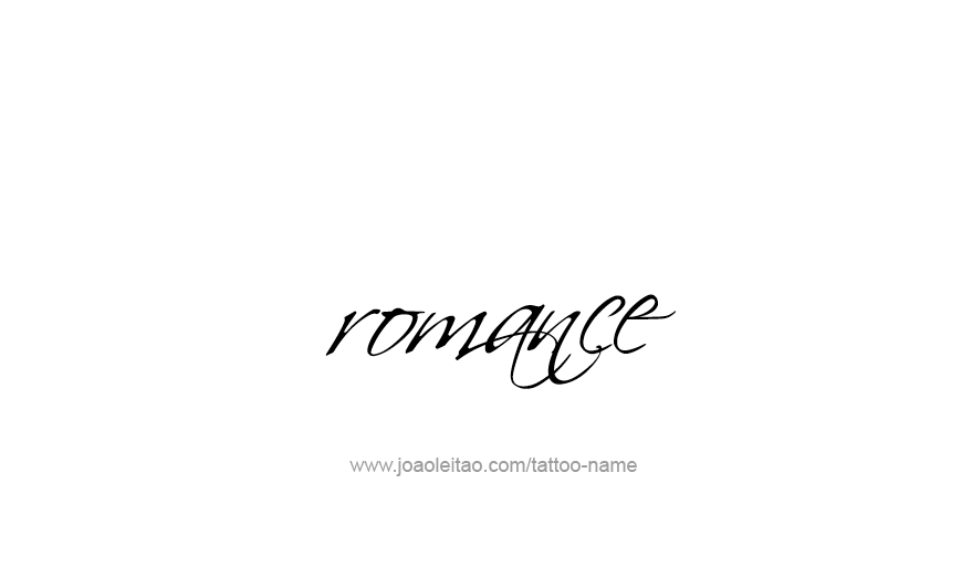 Tattoo Design Love Word Name Romance