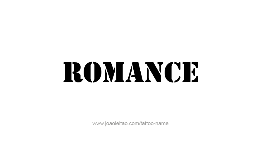 Tattoo Design Love Word Name Romance