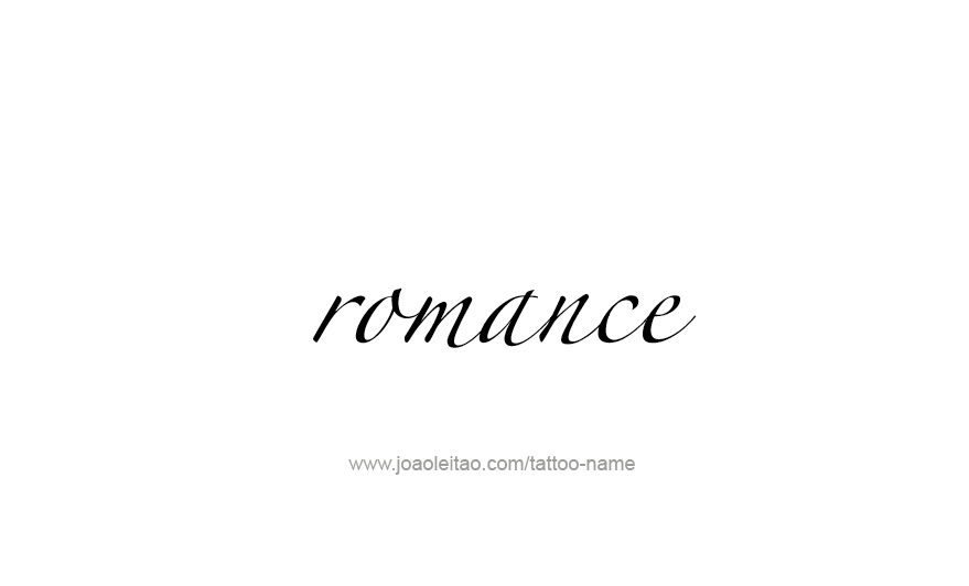 Tattoo Design Love Word Name Romance