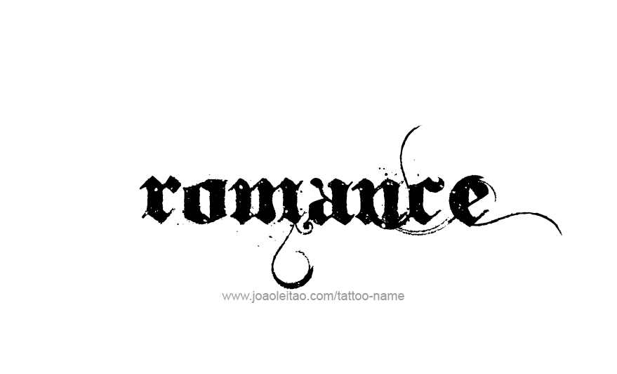 Tattoo Design Love Word Name Romance