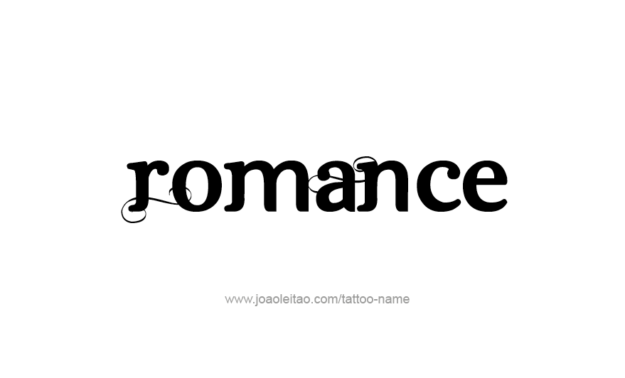 Tattoo Design Love Word Name Romance