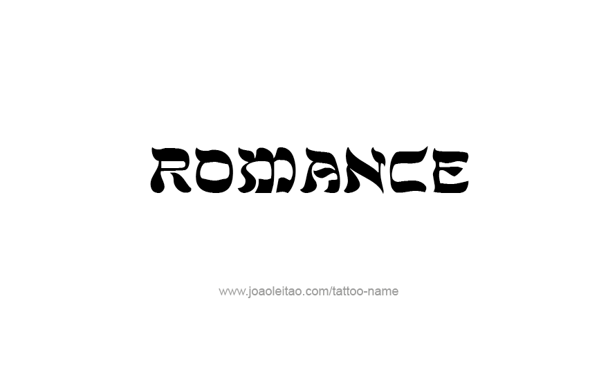 Tattoo Design Love Word Name Romance