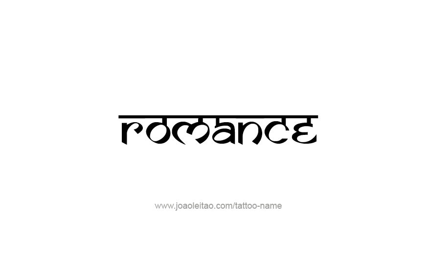 Tattoo Design Love Word Name Romance