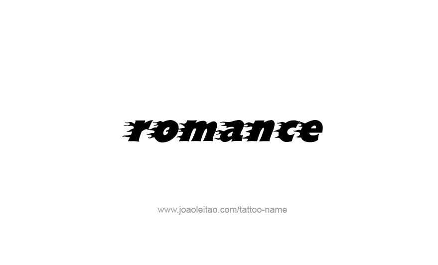 Tattoo Design Love Word Name Romance