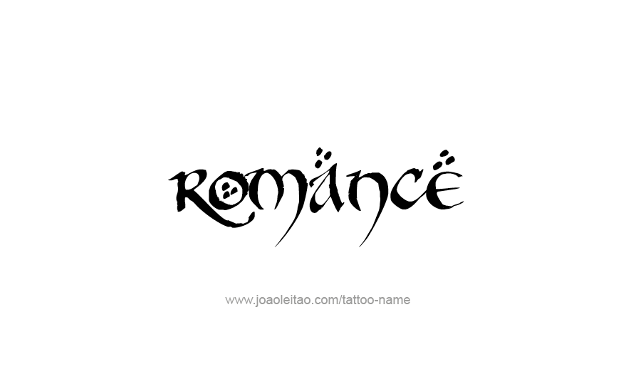 Tattoo Design Love Word Name Romance