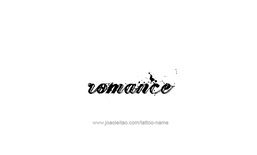 Tattoo Design Love Word Name Romance