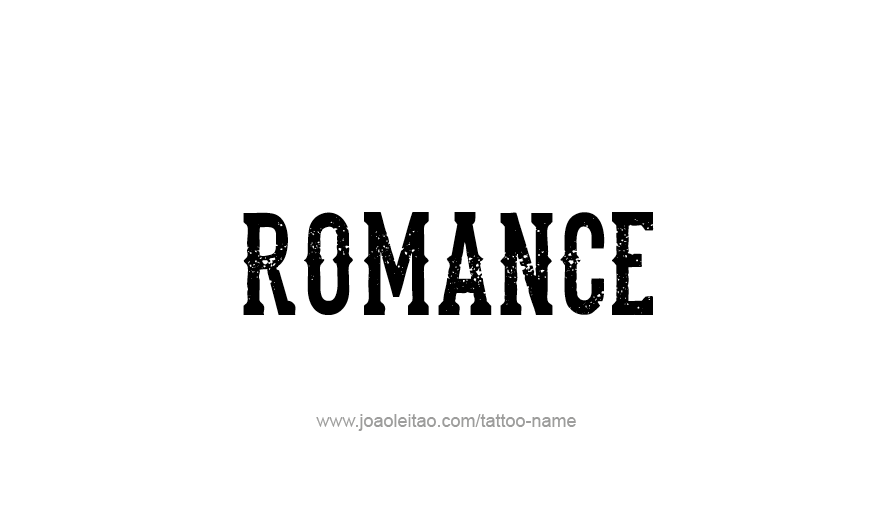 Tattoo Design Love Word Name Romance