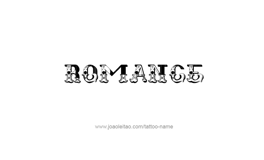 Tattoo Design Love Word Name Romance