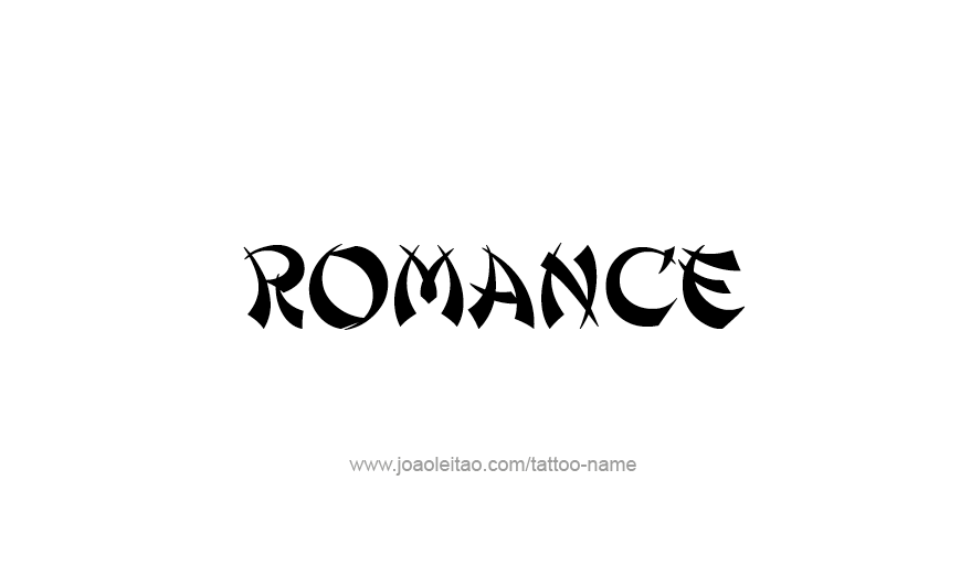 Tattoo Design Love Word Name Romance