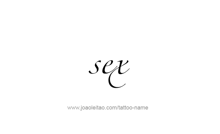 Tattoo Design Love Word Name Sex