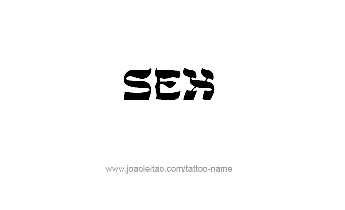 Tattoo Design Love Word Name Sex