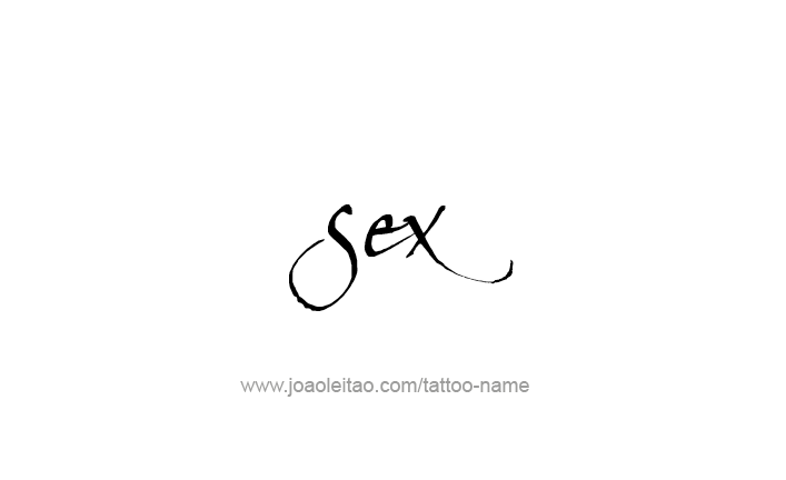 Tattoo Design Love Word Name Sex