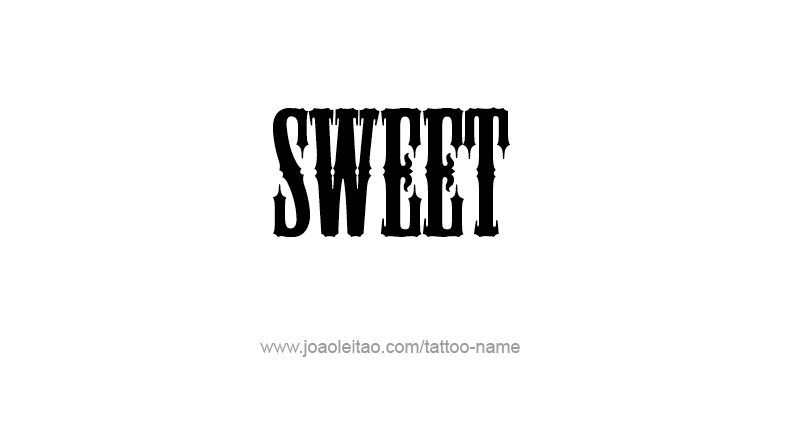 Tattoo Design Love Word Name Sweet