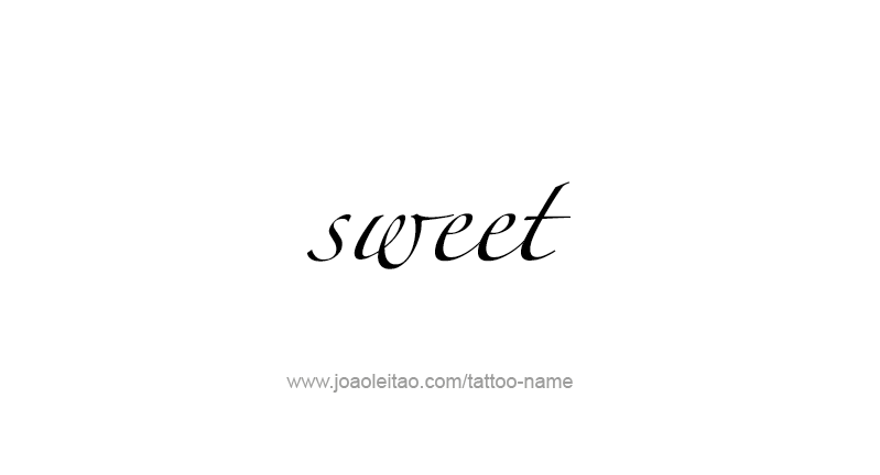 Tattoo Design Love Word Name Sweet