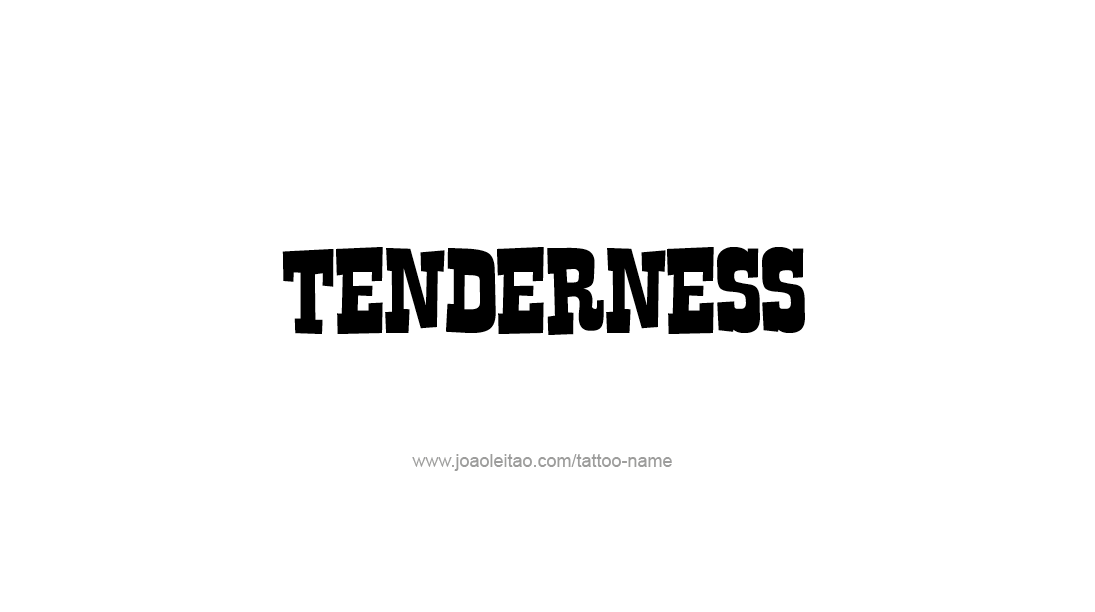 Tattoo Design Feeling Name Tenderness