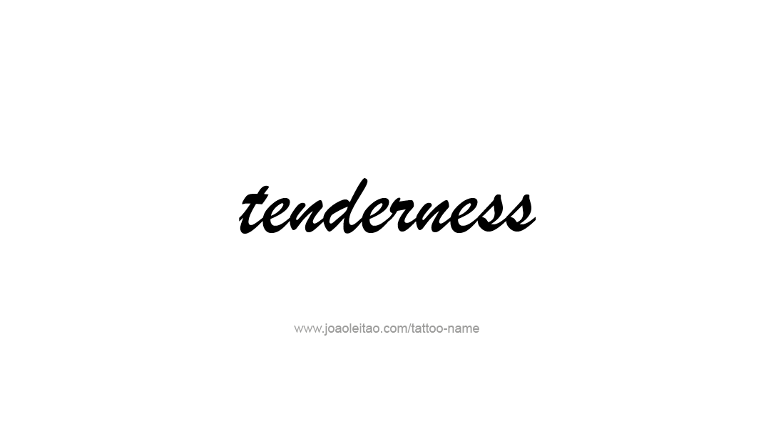 Tattoo Design Feeling Name Tenderness