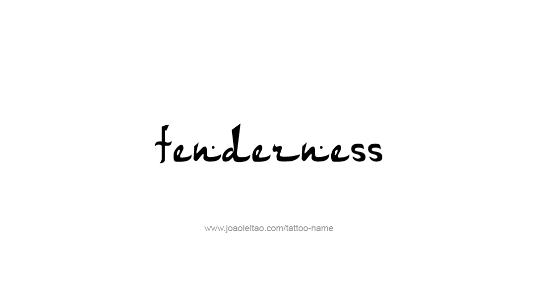 Tattoo Design Feeling Name Tenderness