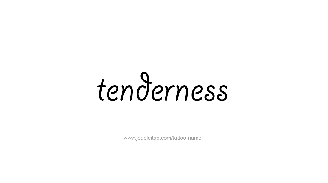 Tattoo Design Feeling Name Tenderness