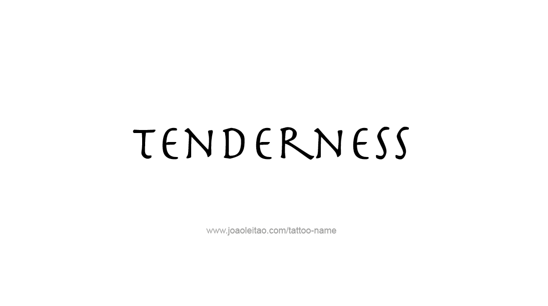 Tattoo Design Feeling Name Tenderness