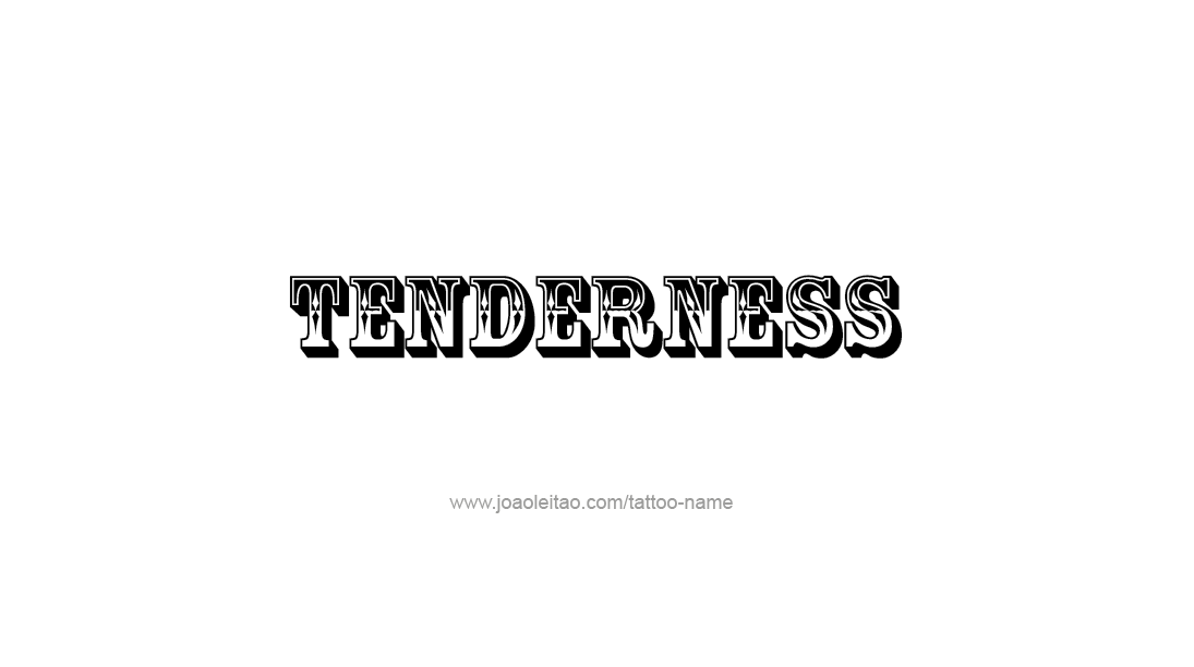 Tattoo Design Feeling Name Tenderness