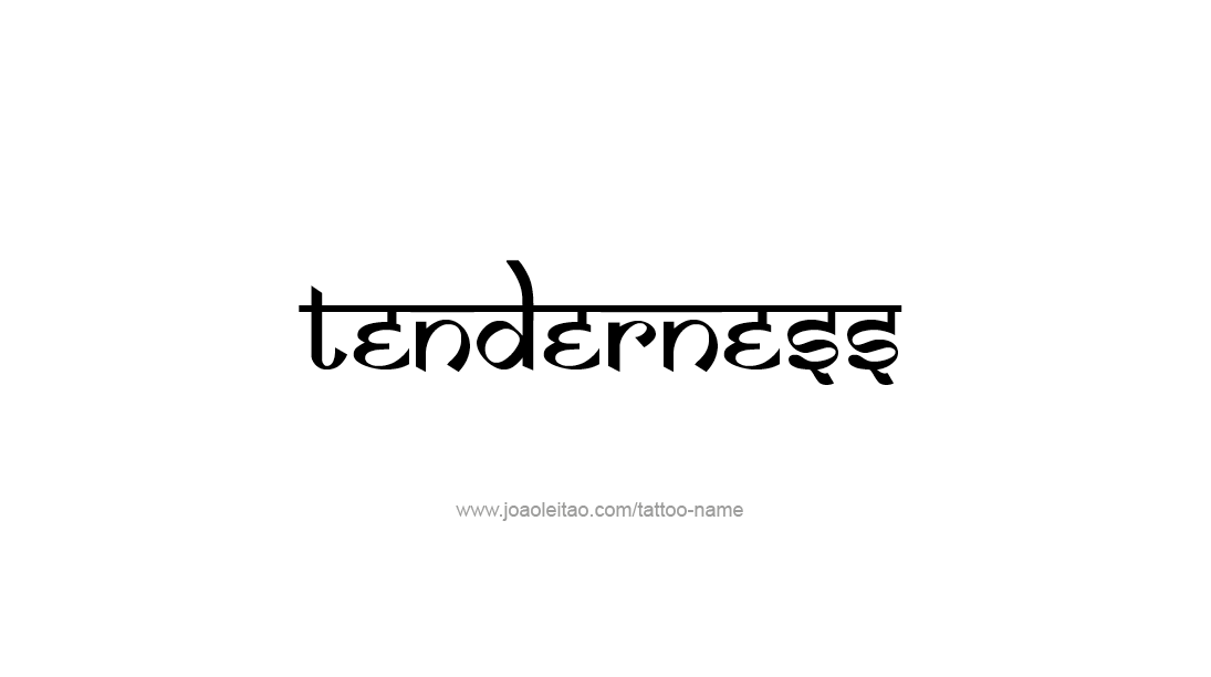 Tattoo Design Feeling Name Tenderness