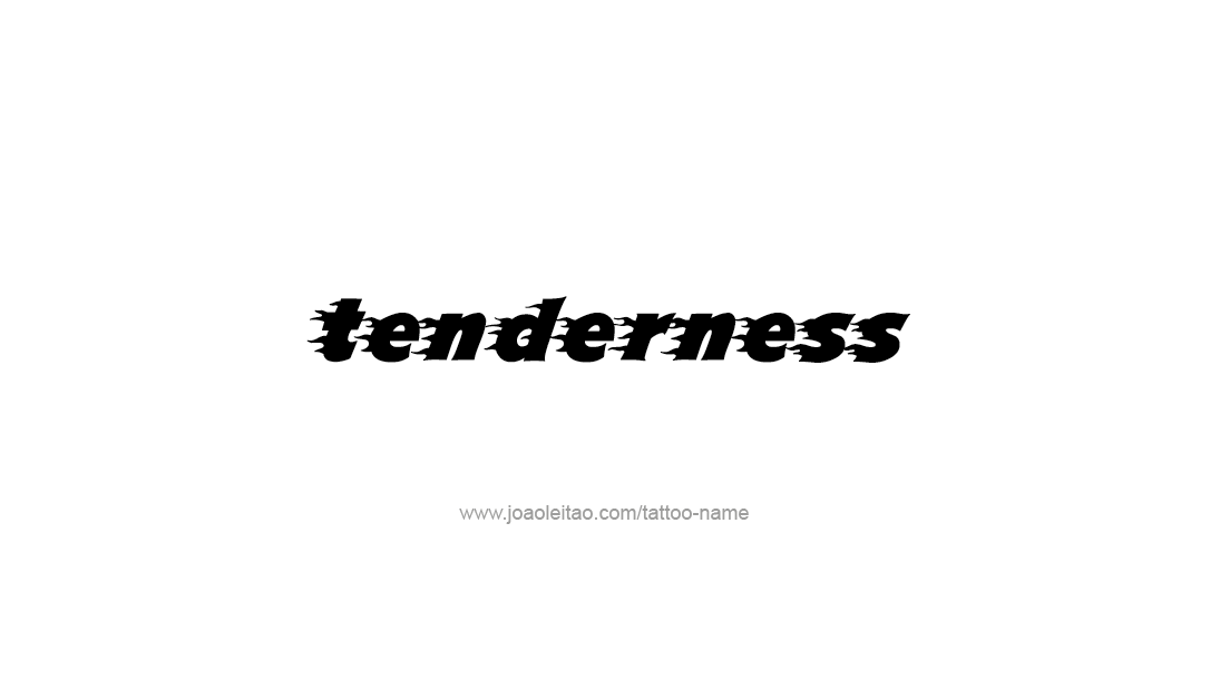 Tattoo Design Feeling Name Tenderness